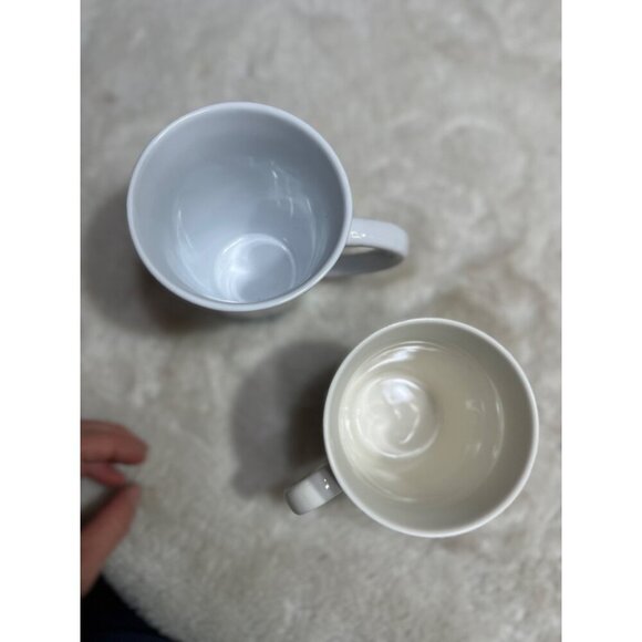 Starbucks white green red logo tree mug lot of two - Picture 5 of 5